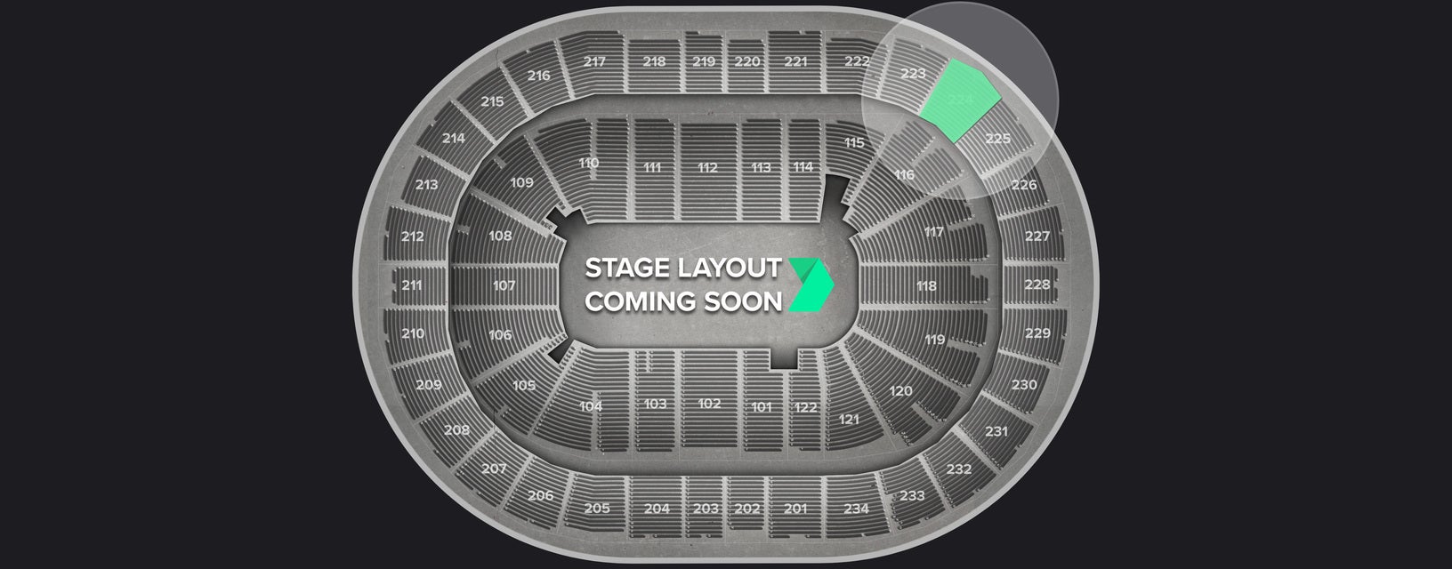 Seat view from Upper
