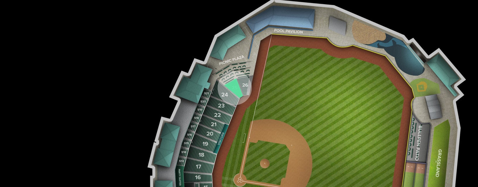 Seat view from Section