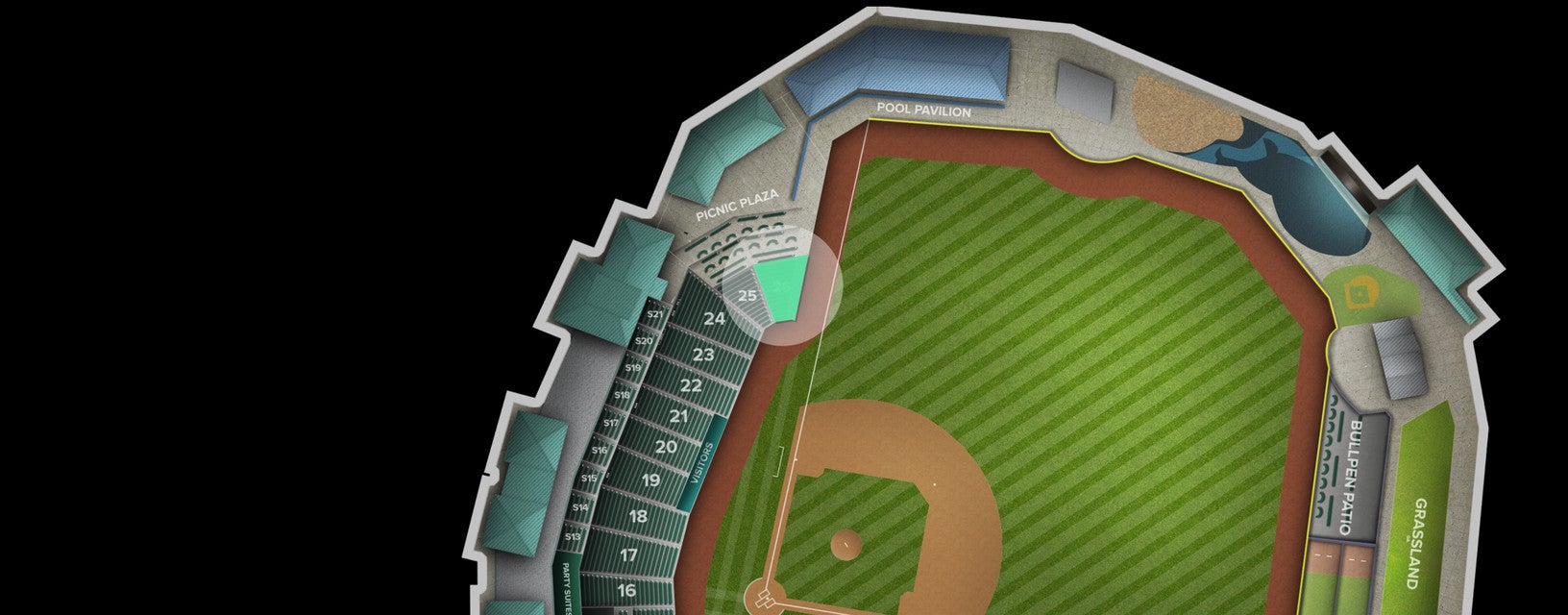 Seat view from Section