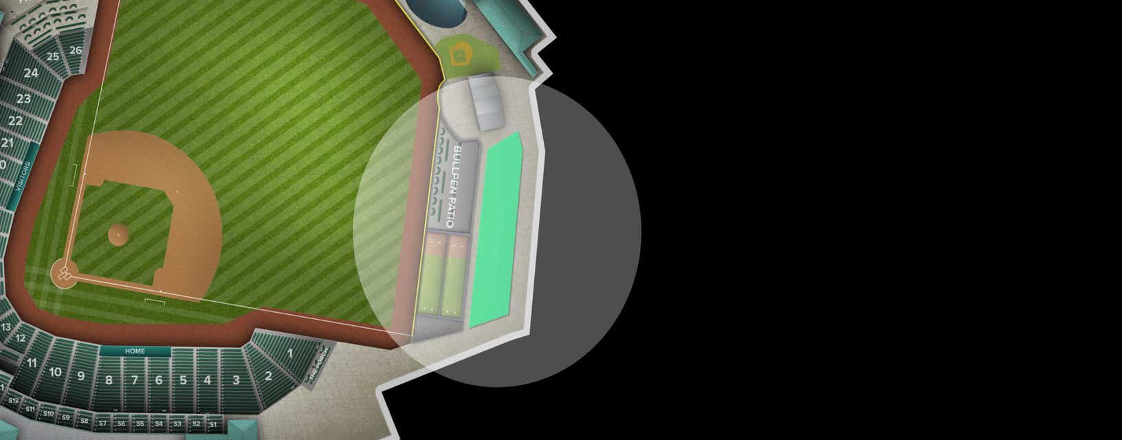 Seat view from Grassland