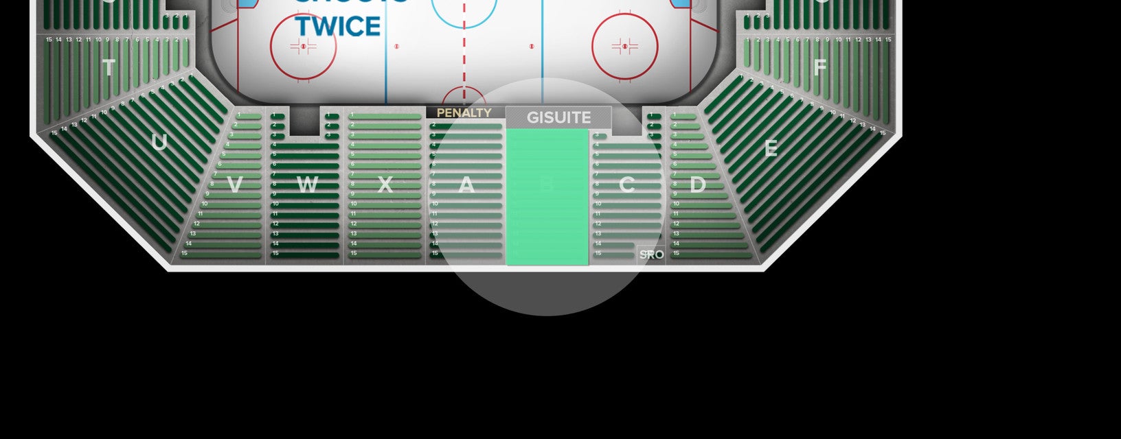 Seat view from Section