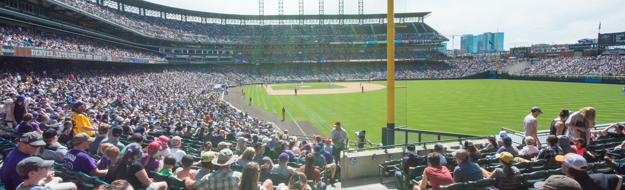 Seat view from Outfield Box