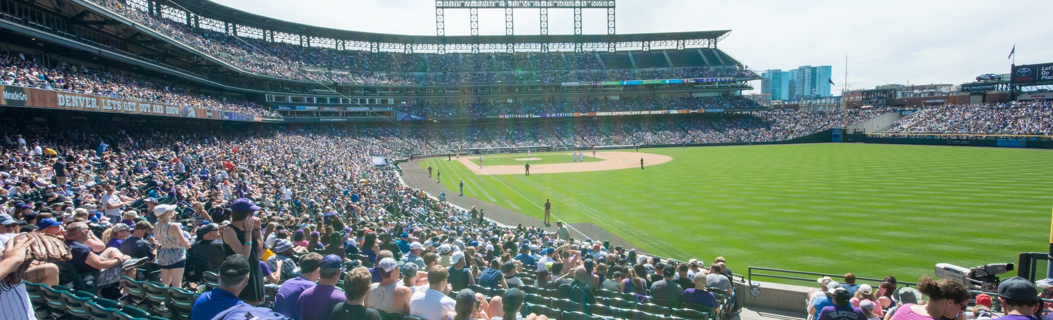 Seat view from Outfield Box