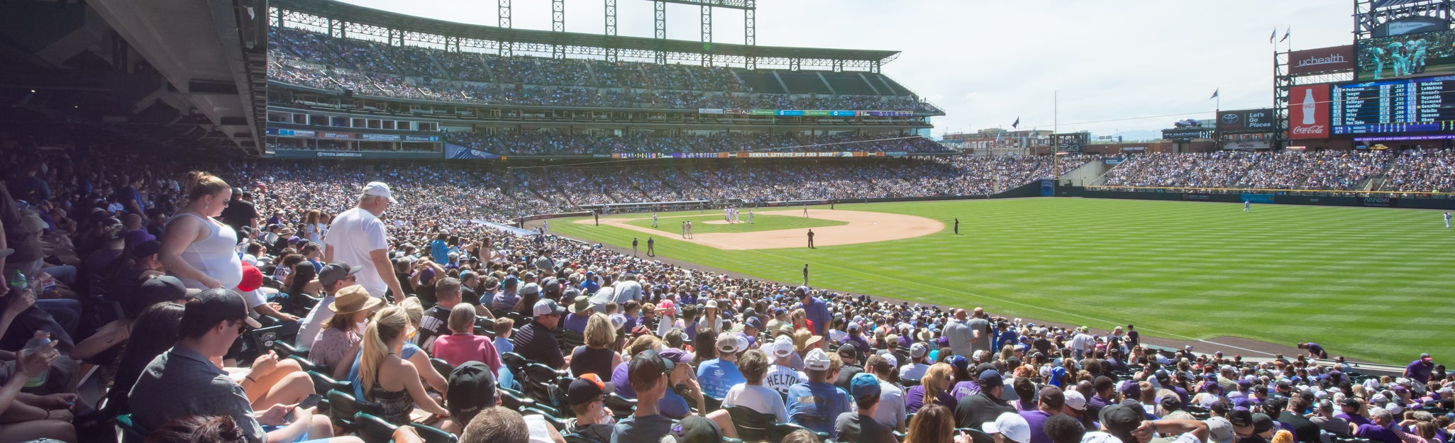 Seat view from Outfield Box