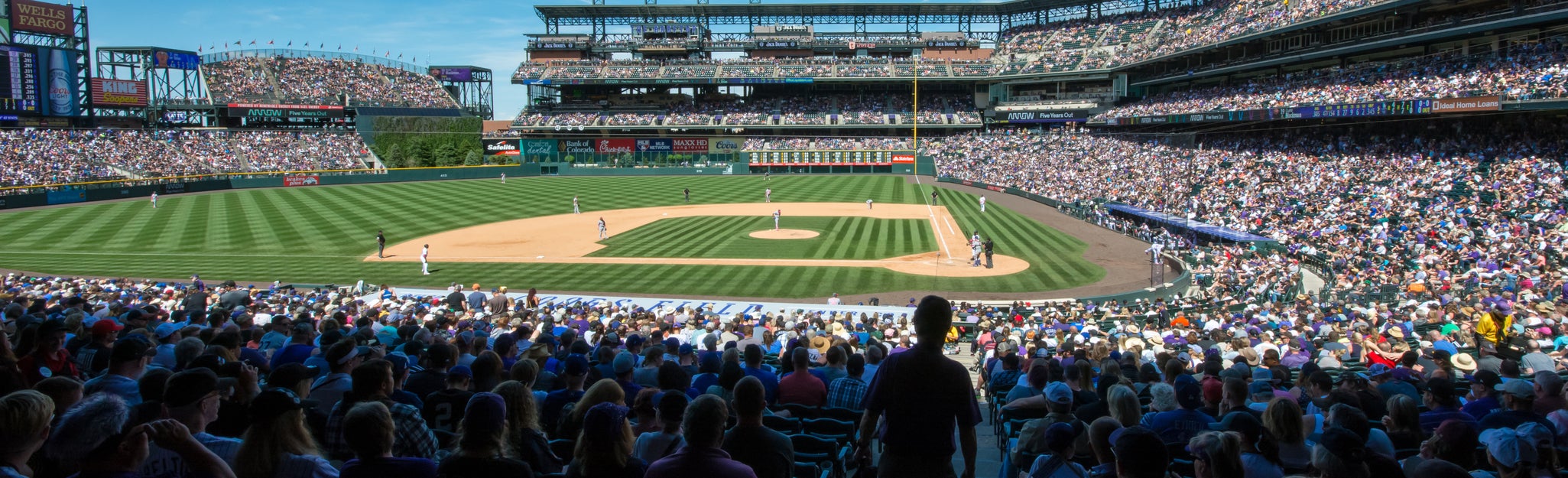 Seat view from Infield Box