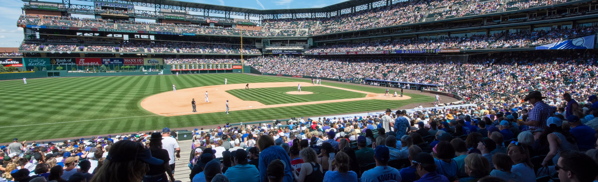 Seat view from Infield Box