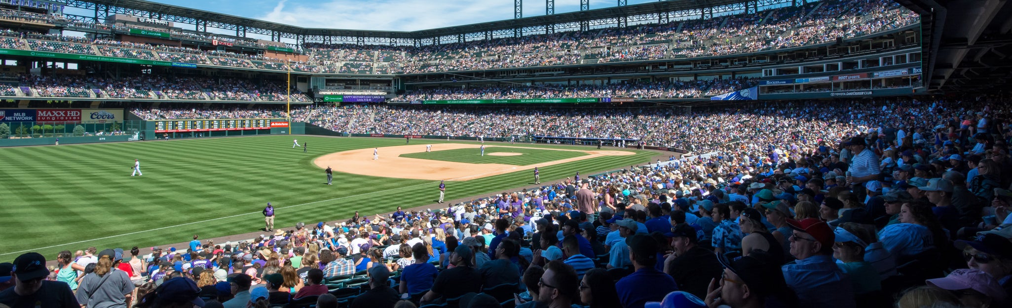 Seat view from Outfield Box