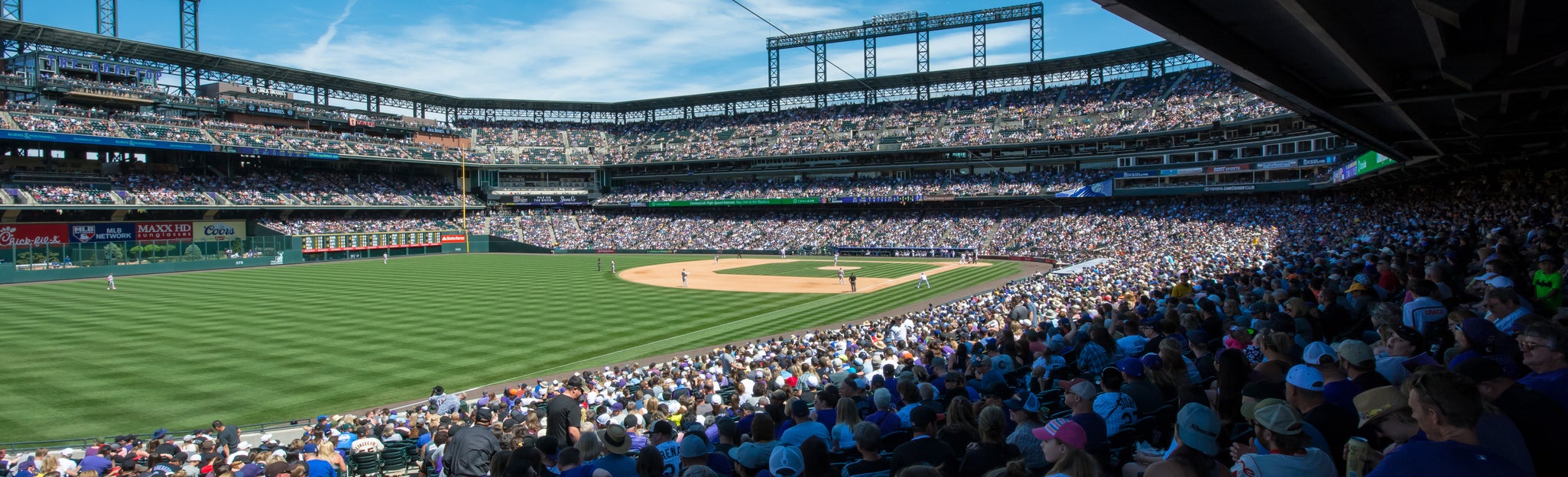 Seat view from Outfield Box