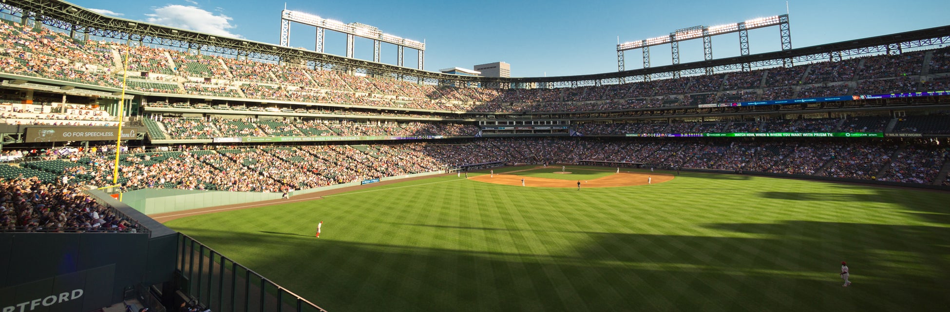 Seat view from Rightfield Mezzanine