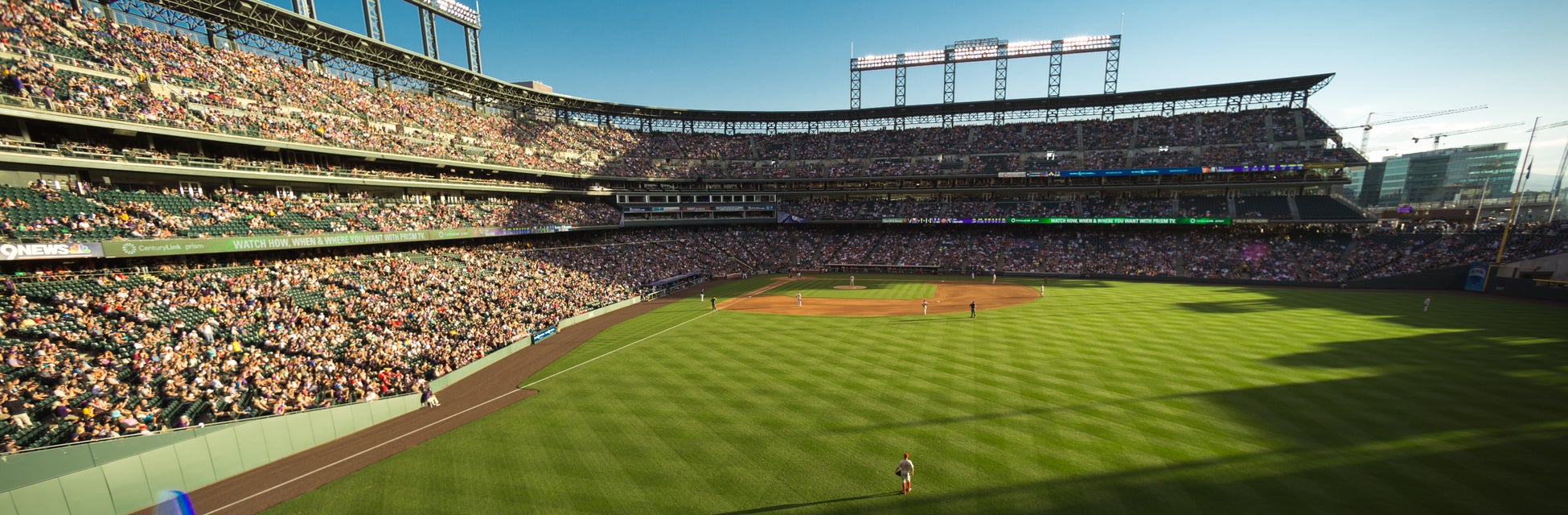 Seat view from Rightfield Mezzanine