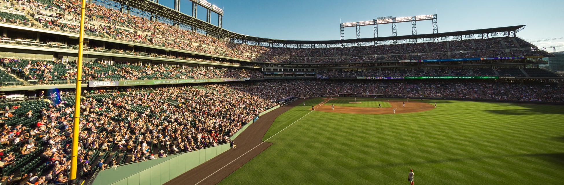 Seat view from Rightfield Mezzanine