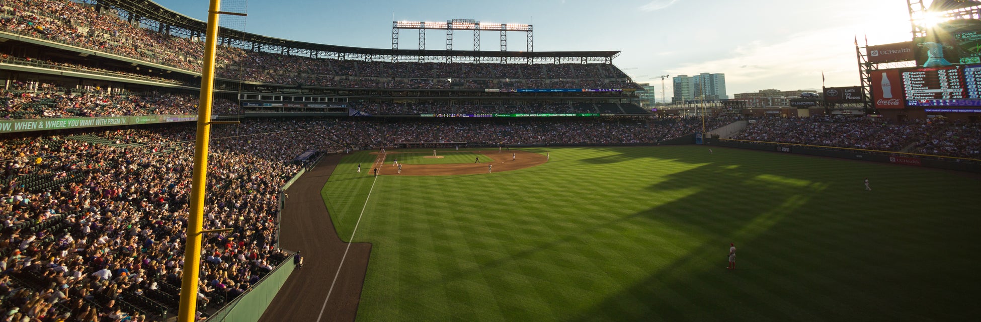 Seat view from Rightfield Mezzanine