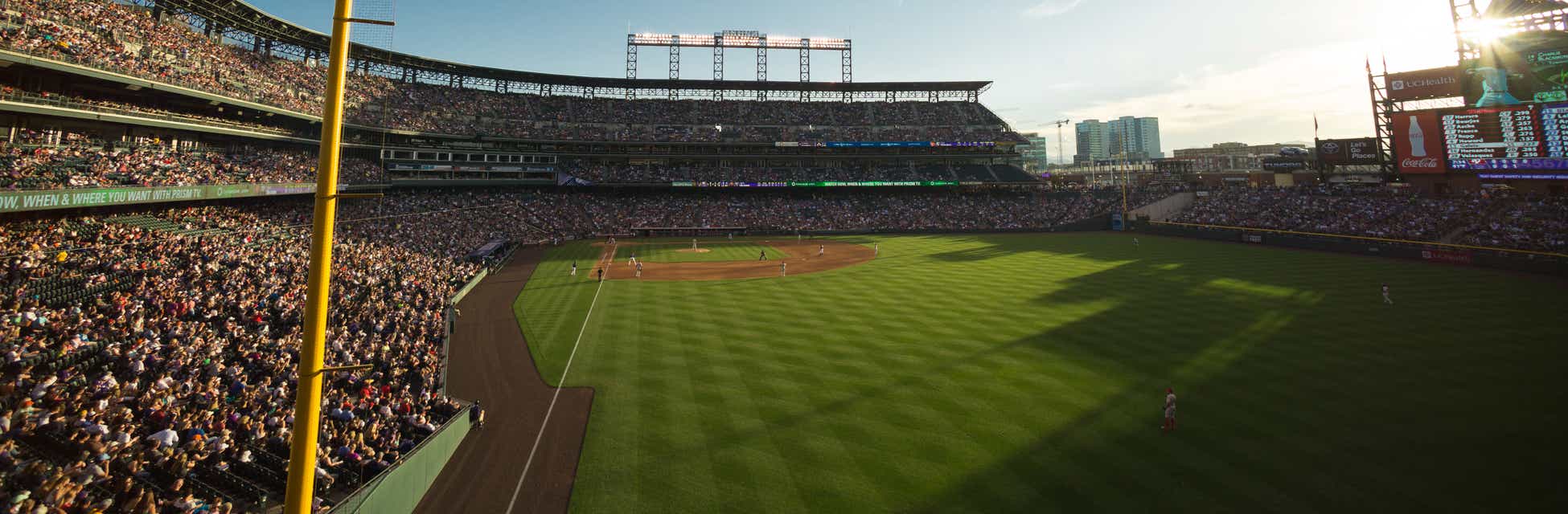 Seat view from Rightfield Mezzanine