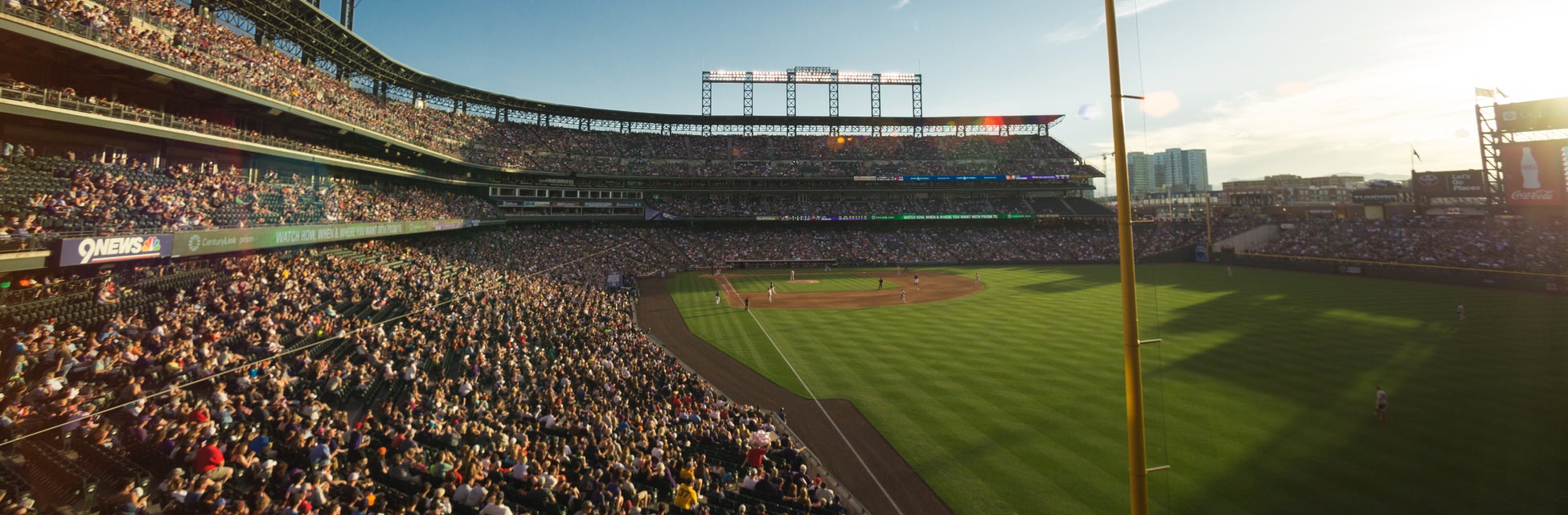 Seat view from Rightfield Mezzanine