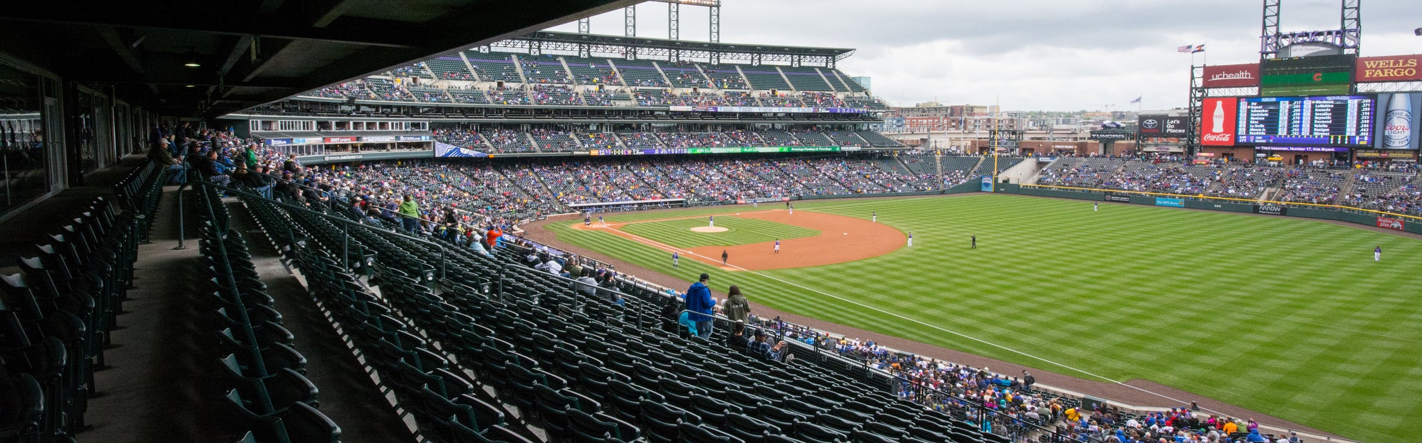 Seat view from Club Outfield