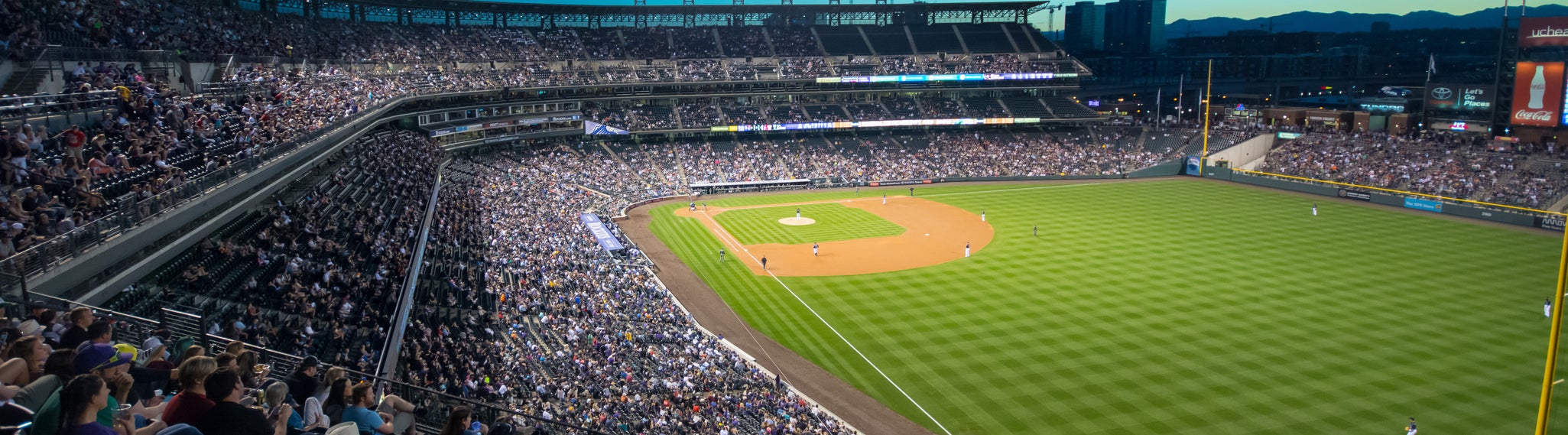Seat view from Rooftop Reserved