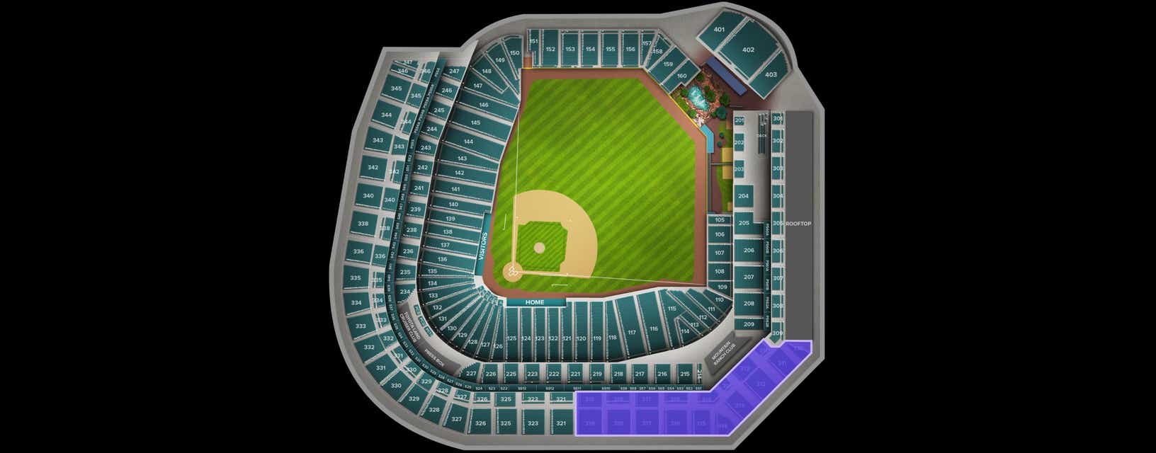 Seat view from Upper Reserved