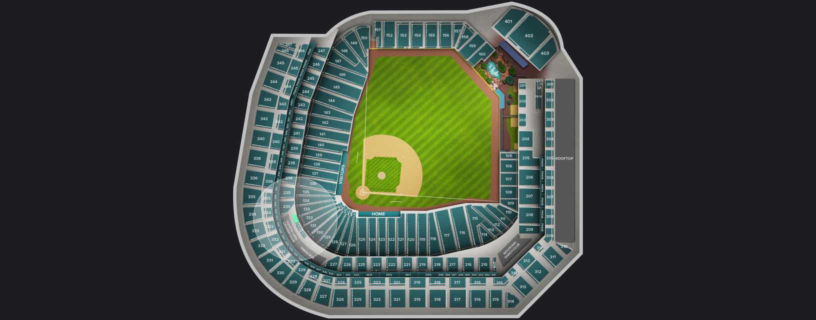 Seat view from Club