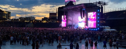 Seat view from Midfield Box