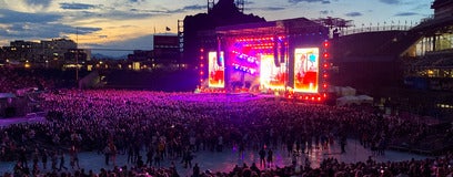 Seat view from Infield Box