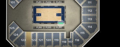 Seat view from Away Bench