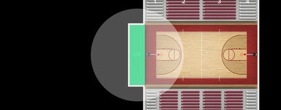 Seat view from General Admission