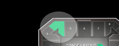 Seat view from Reserved Seating