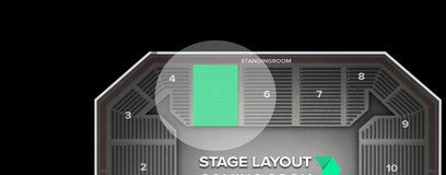 Seat view from Reserved Seating