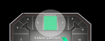 Seat view from Reserved Seating