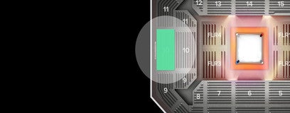 Seat view from Reserved Seating