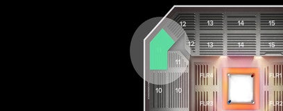 Seat view from Reserved Seating