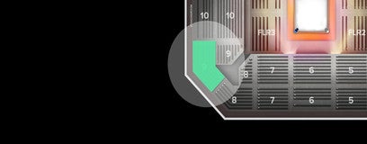 Seat view from Reserved Seating