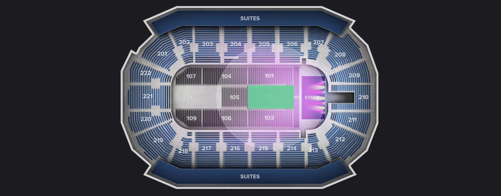 Seat view from Floor