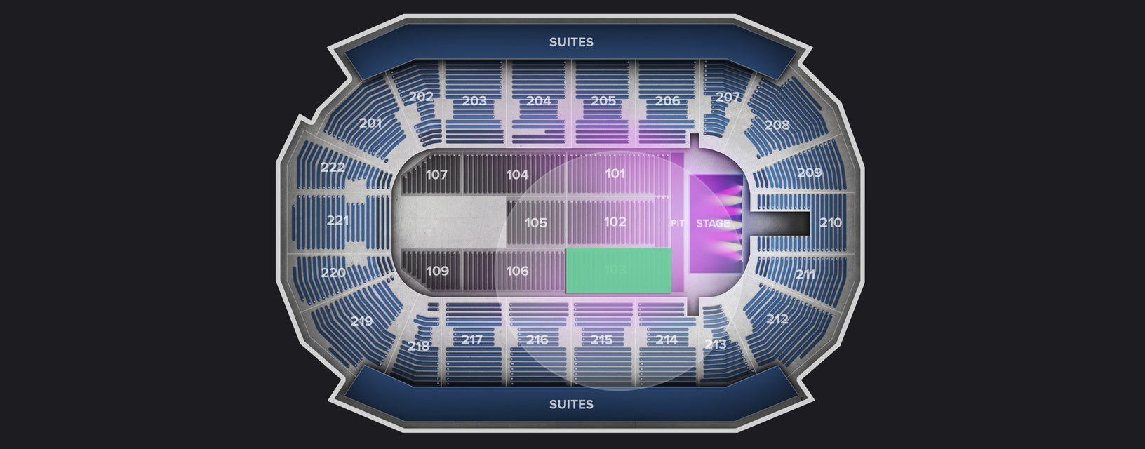 Seat view from Floor