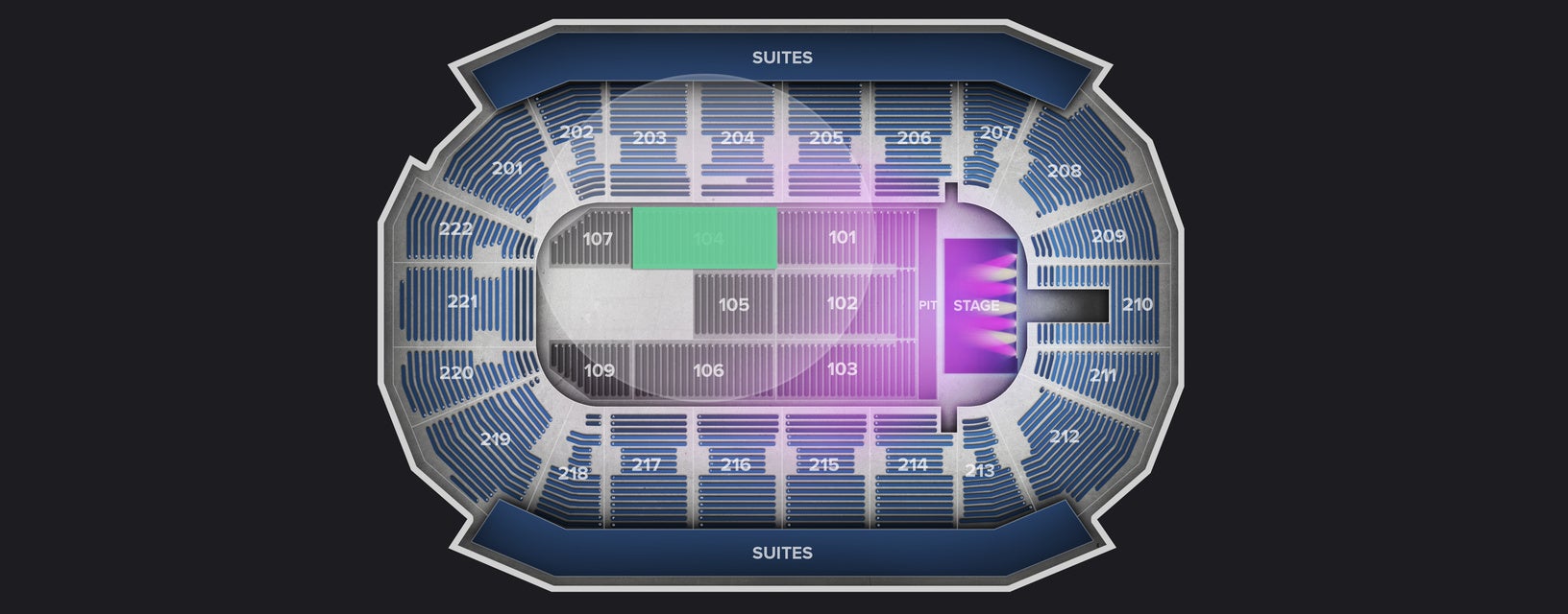 Seat view from Floor