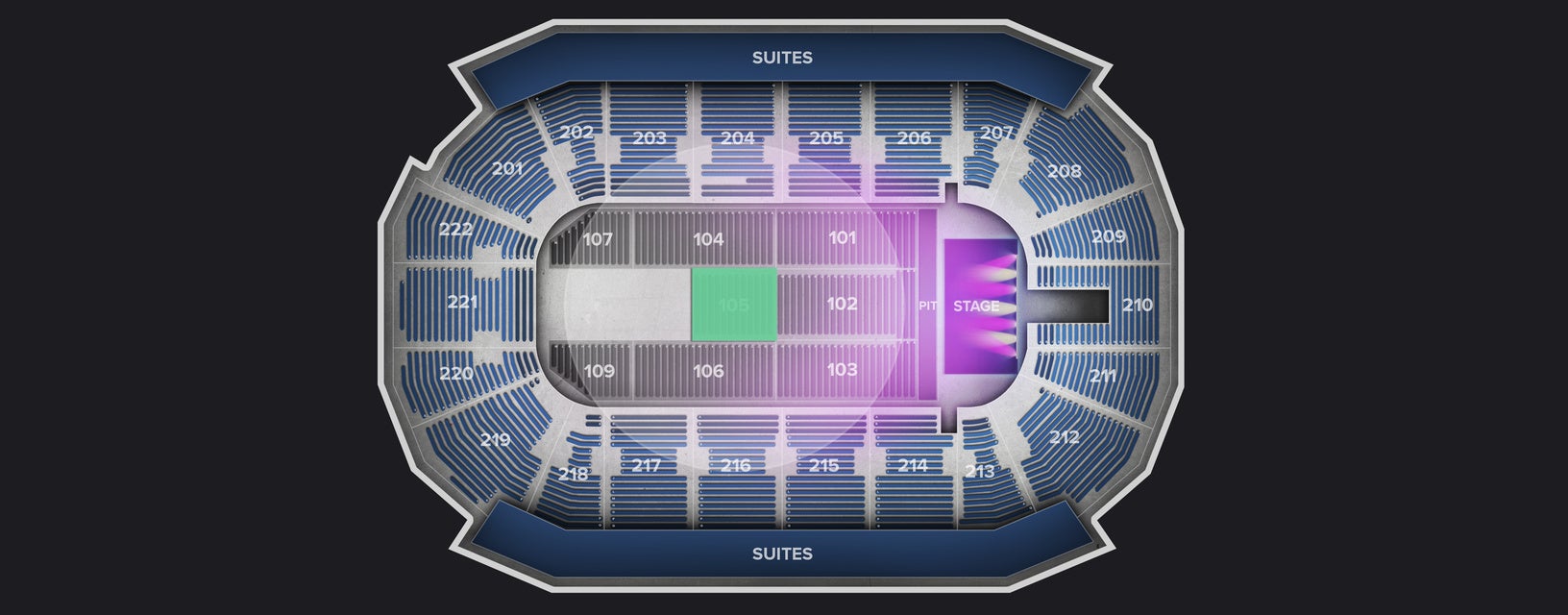 Seat view from Floor