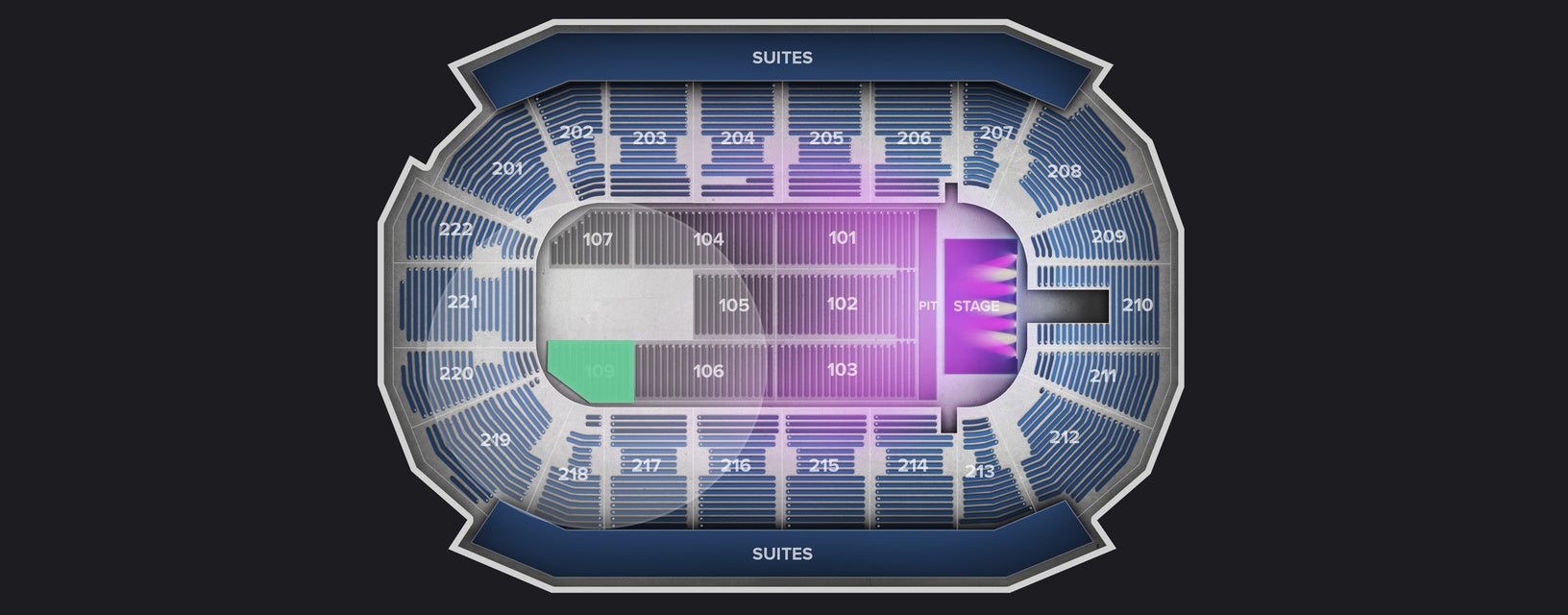 Seat view from Floor