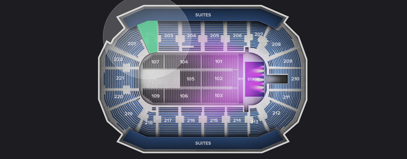 Seat view from Lower