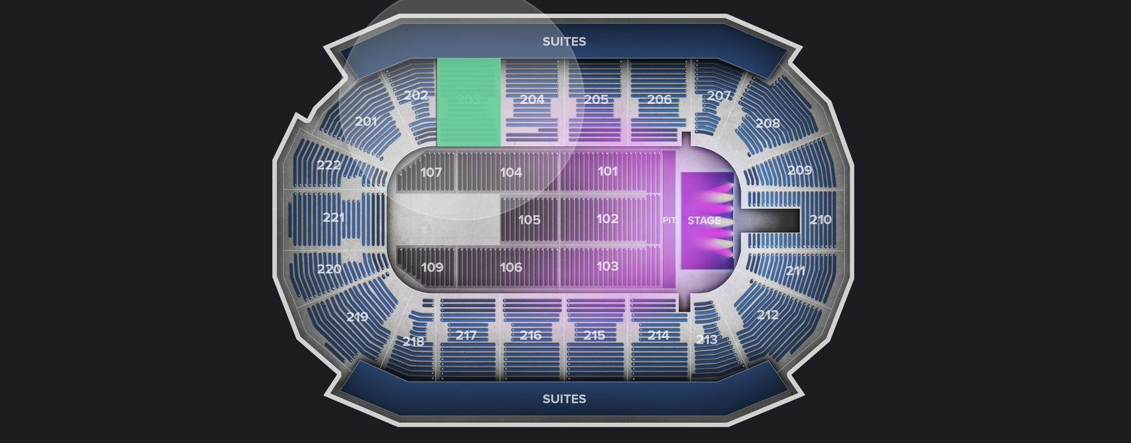 Seat view from Lower