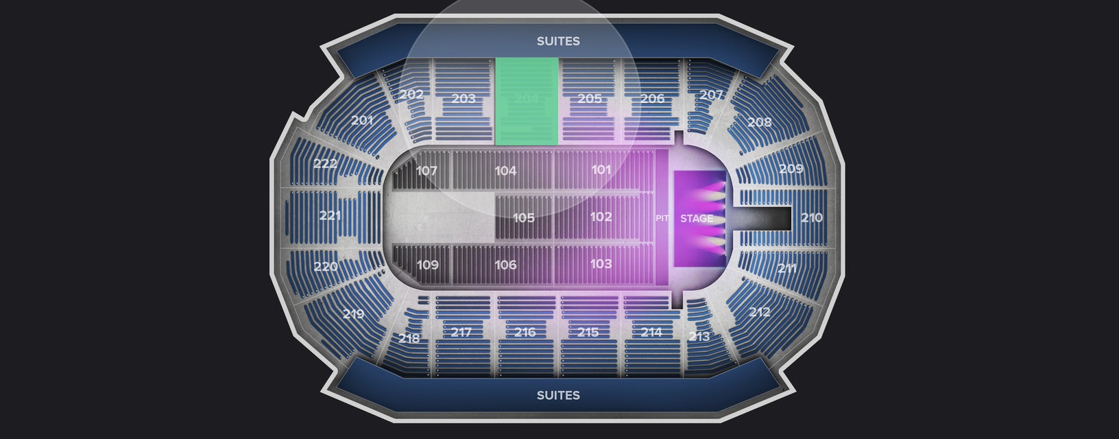 Seat view from Lower