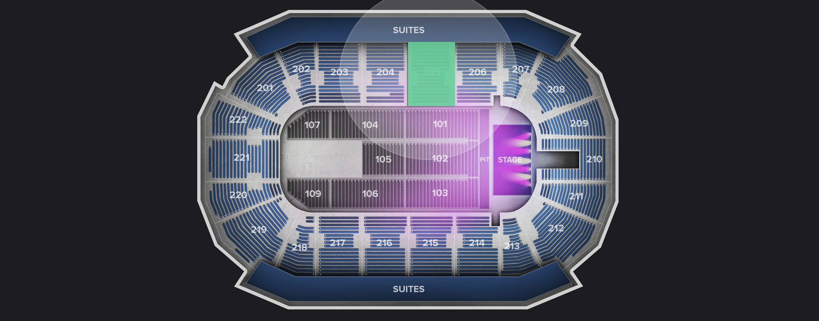Seat view from Lower