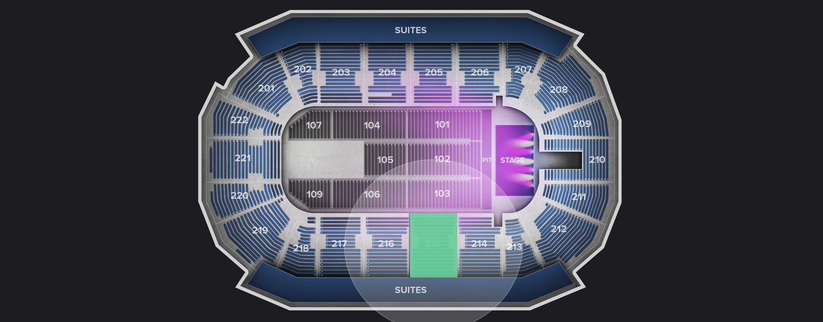 Seat view from Lower