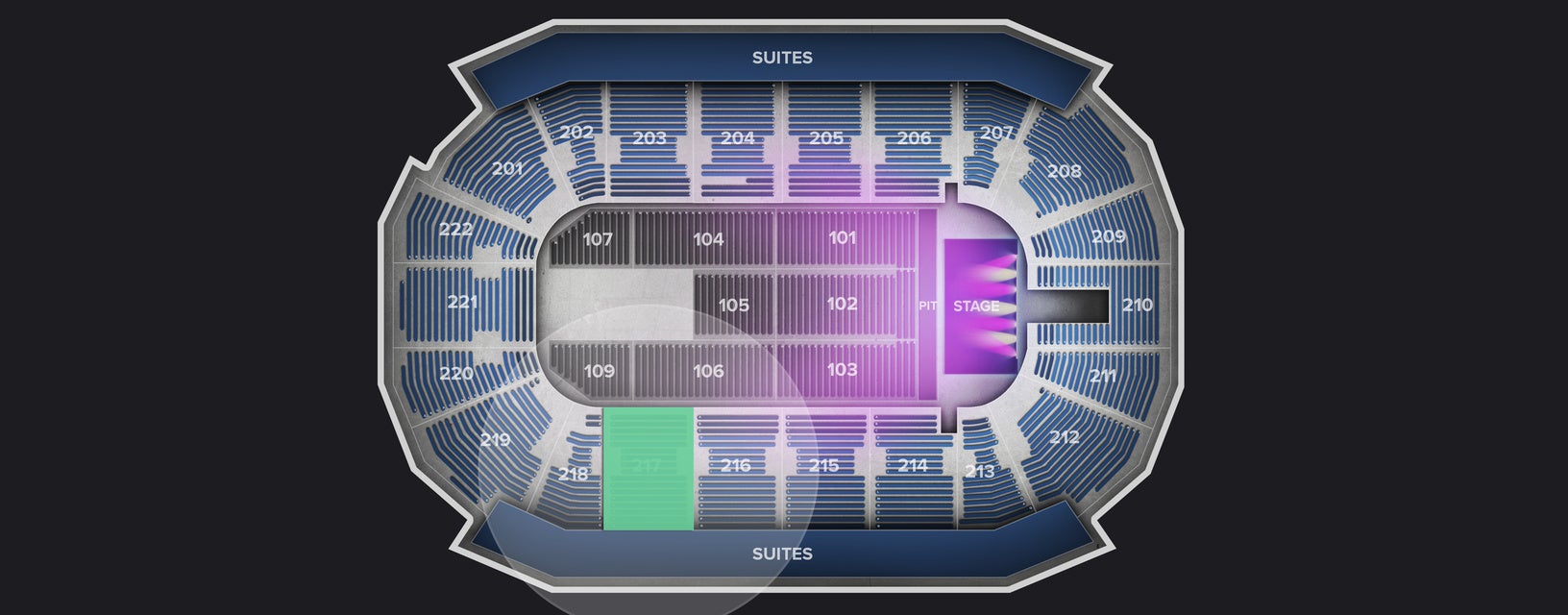 Seat view from Lower