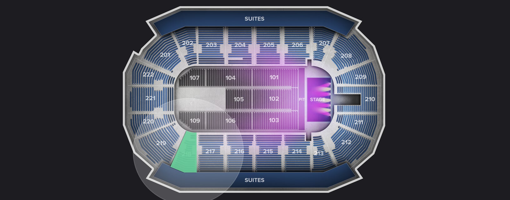 Seat view from Lower