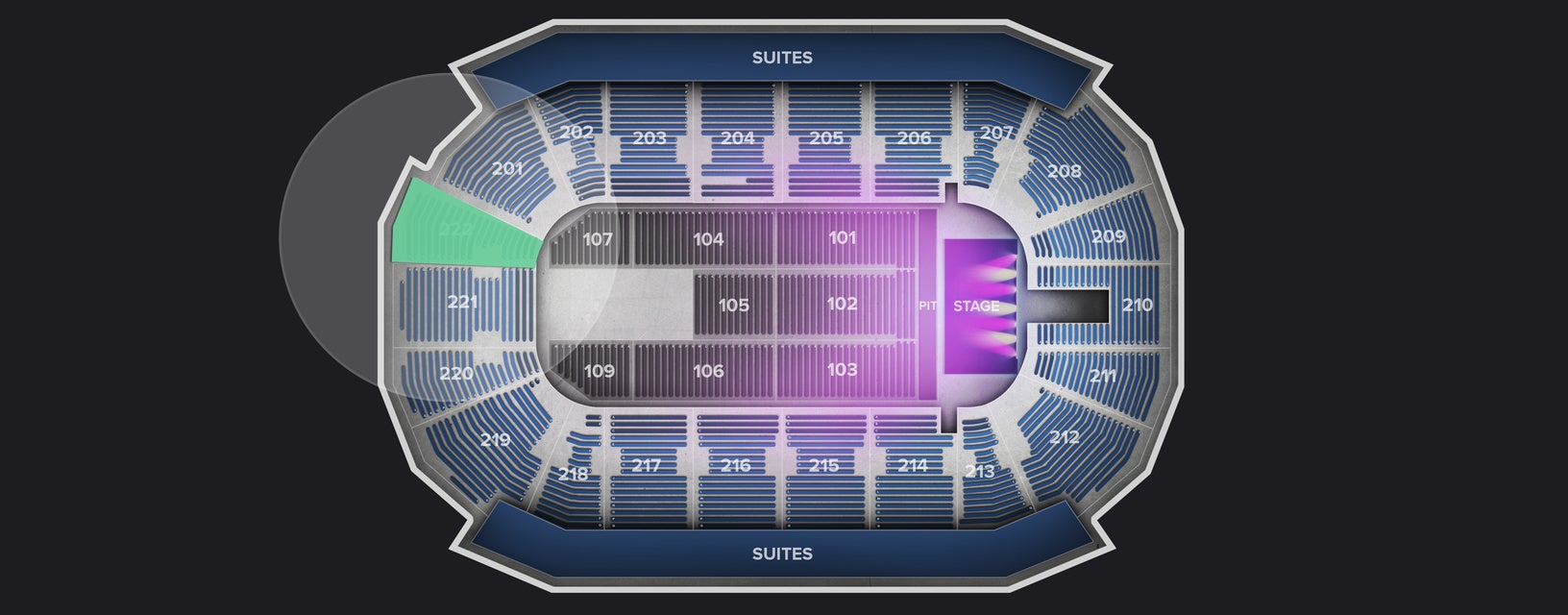 Seat view from Lower