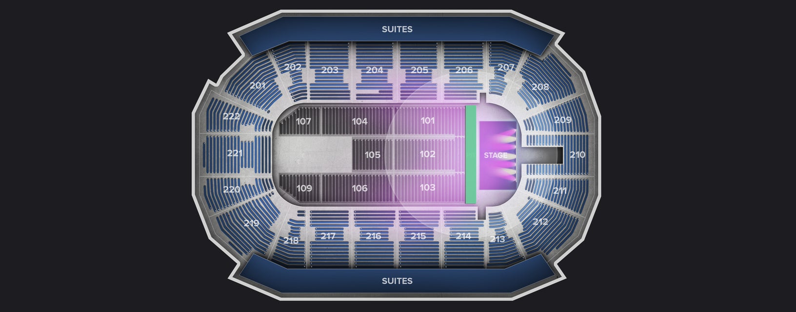 Seat view from Pit