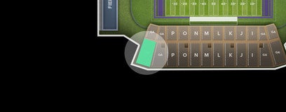 Seat view from General Admission