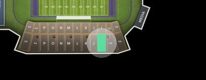 Seat view from Section