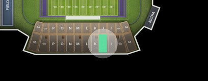 Seat view from Section