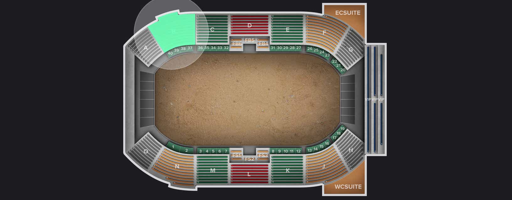 Seat view from Lower